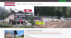 Desktop Screenshot of demolice-praha.cz